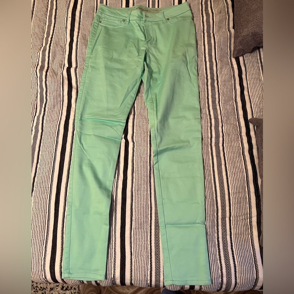 Express pants seafoam green size 10